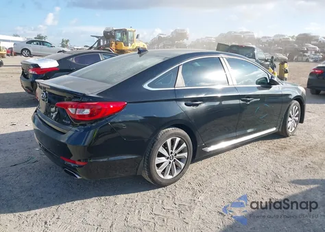 2017 Hyundai Sonata Sport из США, поврежденный, VIN 5NPE34AF3HH578518
